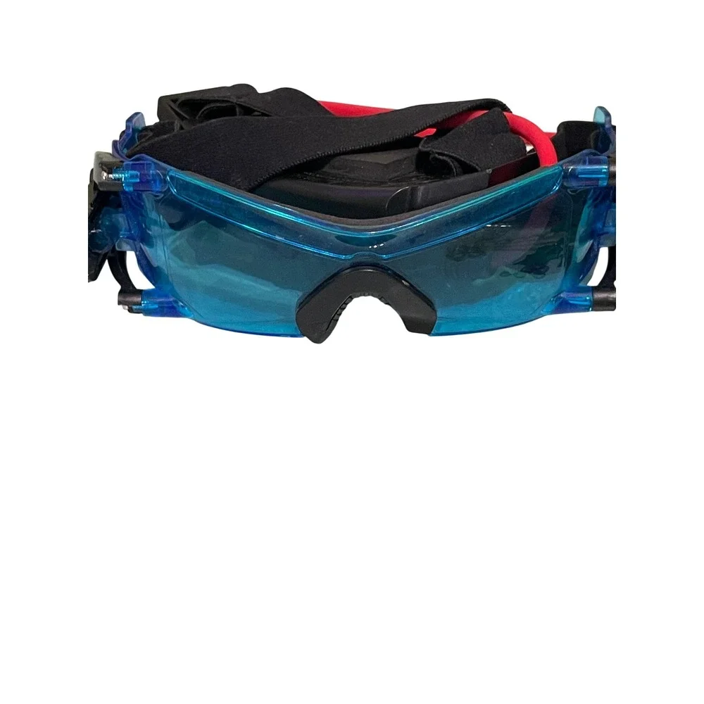Kids LED Light Up Goggles Cyberpunk‎ Rave Party Costume Glasses Blue